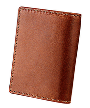 RFID Compact Wallet Business Card Holder with ID Window (Black Unisex)