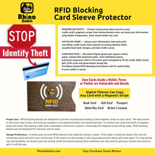 rfid card sleeve heavy duty card stock