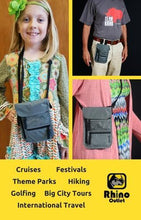 festival themepark hiking golfing cruise tour travel bag pouch